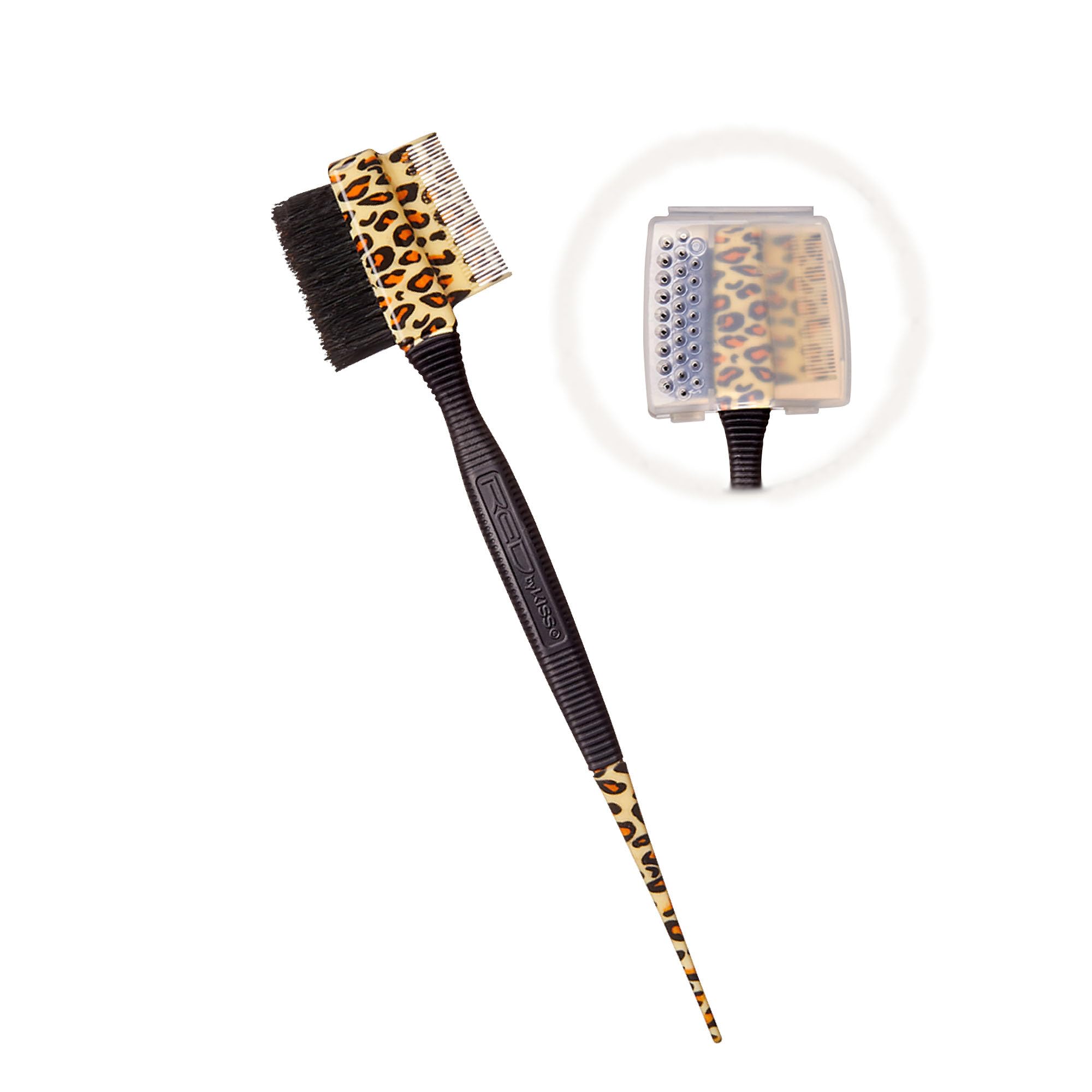 Amazon.com : Red by Kiss Professional 3-IN-1 Edge Brush with Case